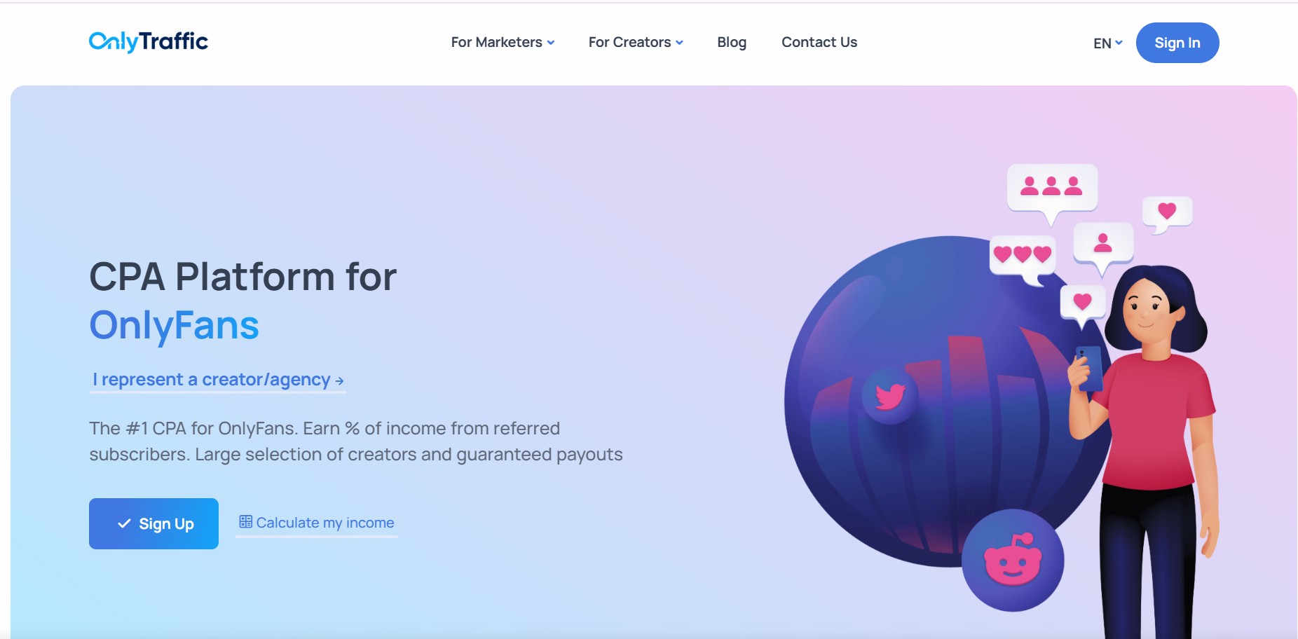 Programme d'affiliation OnlyTraffic