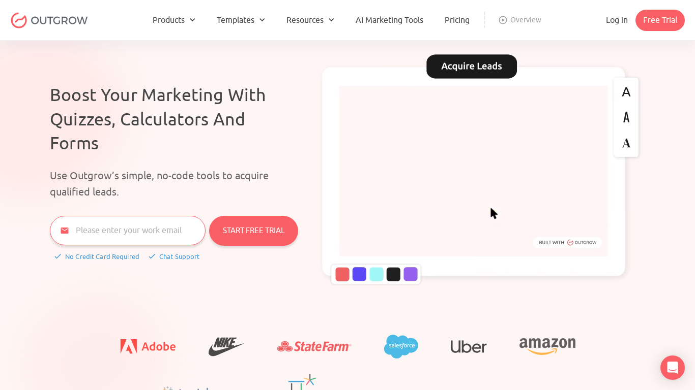 Programme d'affiliation Outgrow