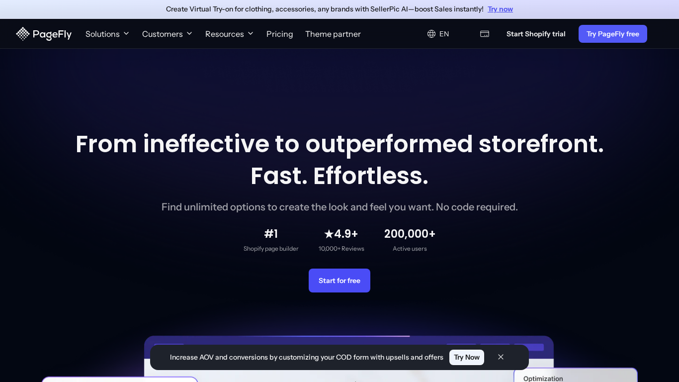 Programme d'affiliation PageFly