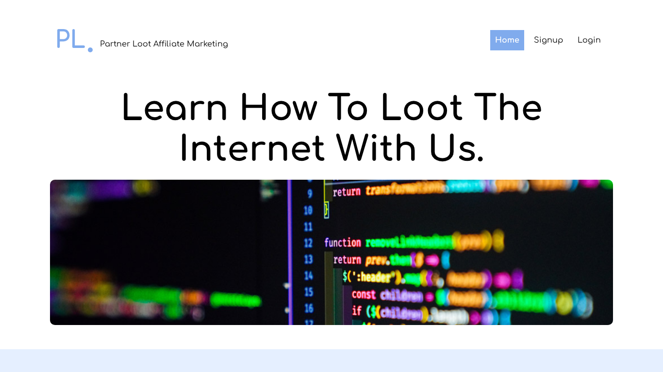 Programme d'affiliation Partner Loot