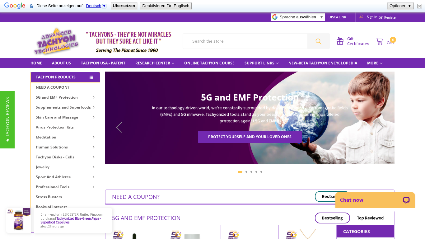 Programme d'affiliation Planet-Tachyon