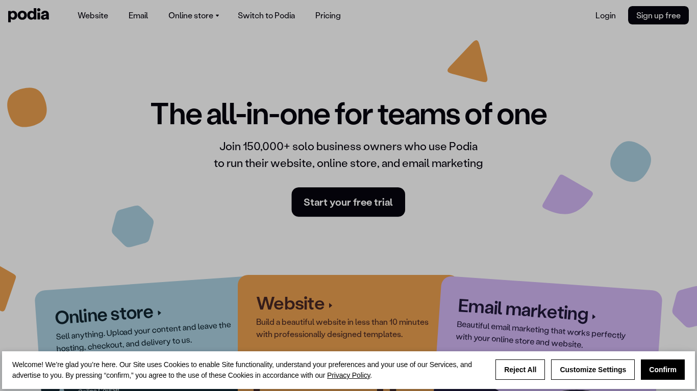 Programme d'affiliation Podia