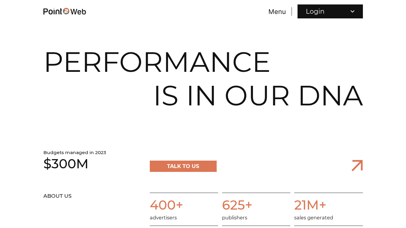 Programme d'affiliation Point2Web