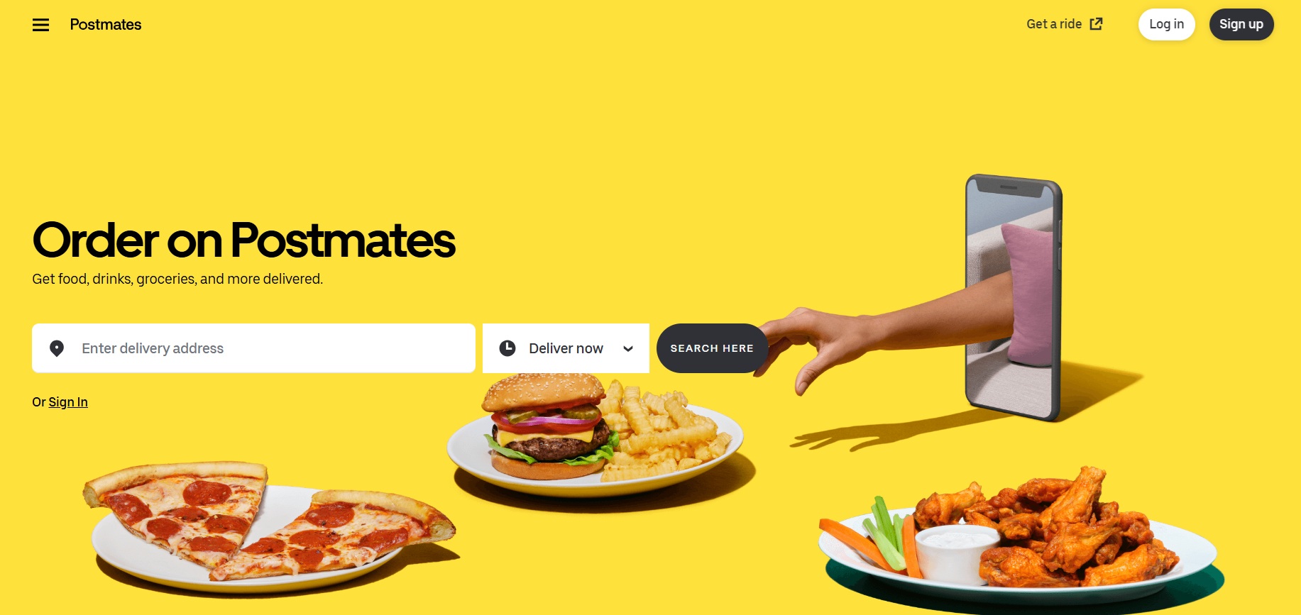Programme d'affiliation Postmates