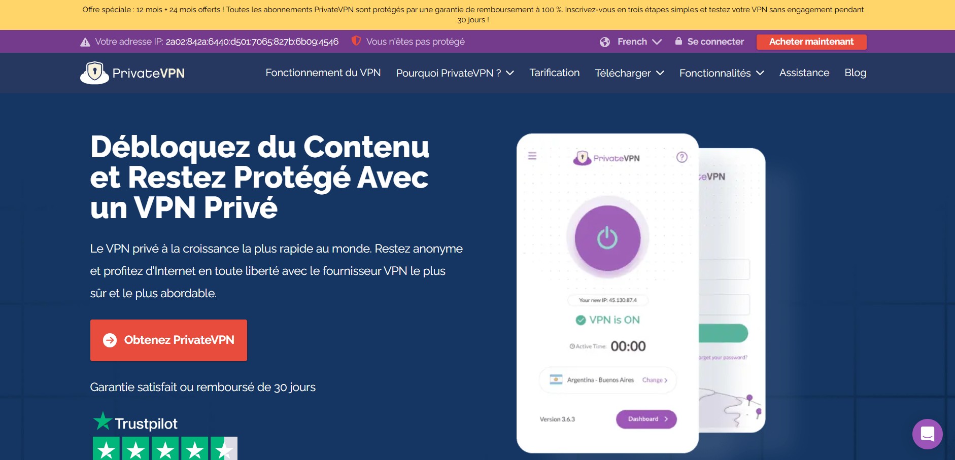 Programme d'affiliation PrivateVPN