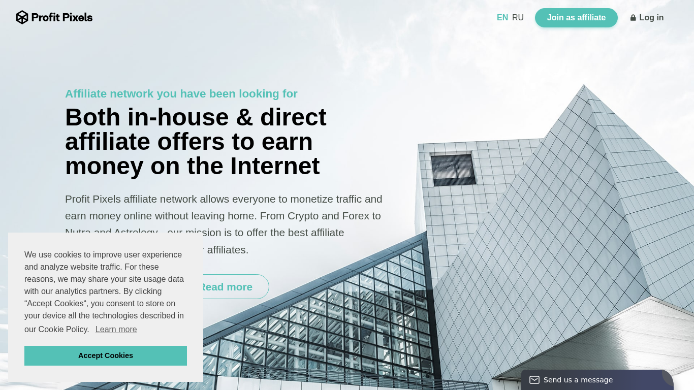 Programme d'affiliation Profit Pixels