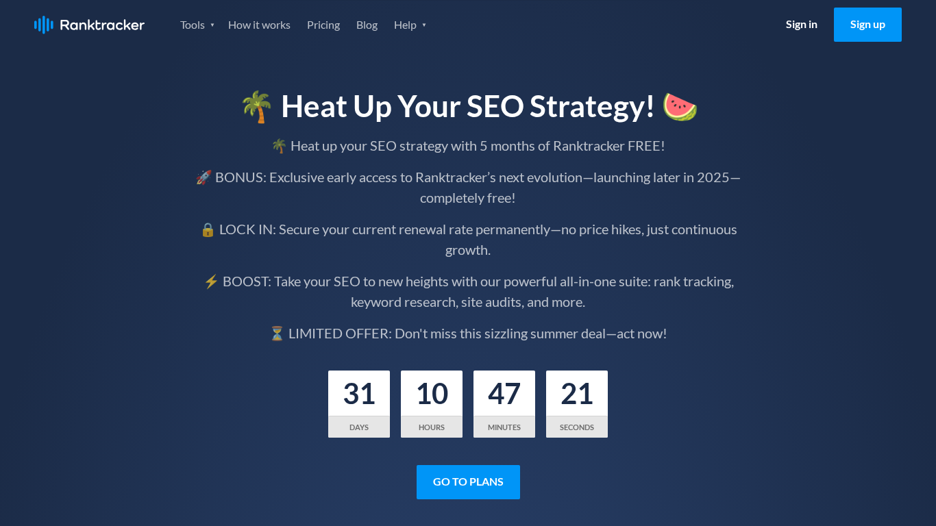 Programme d'affiliation Ranktracker