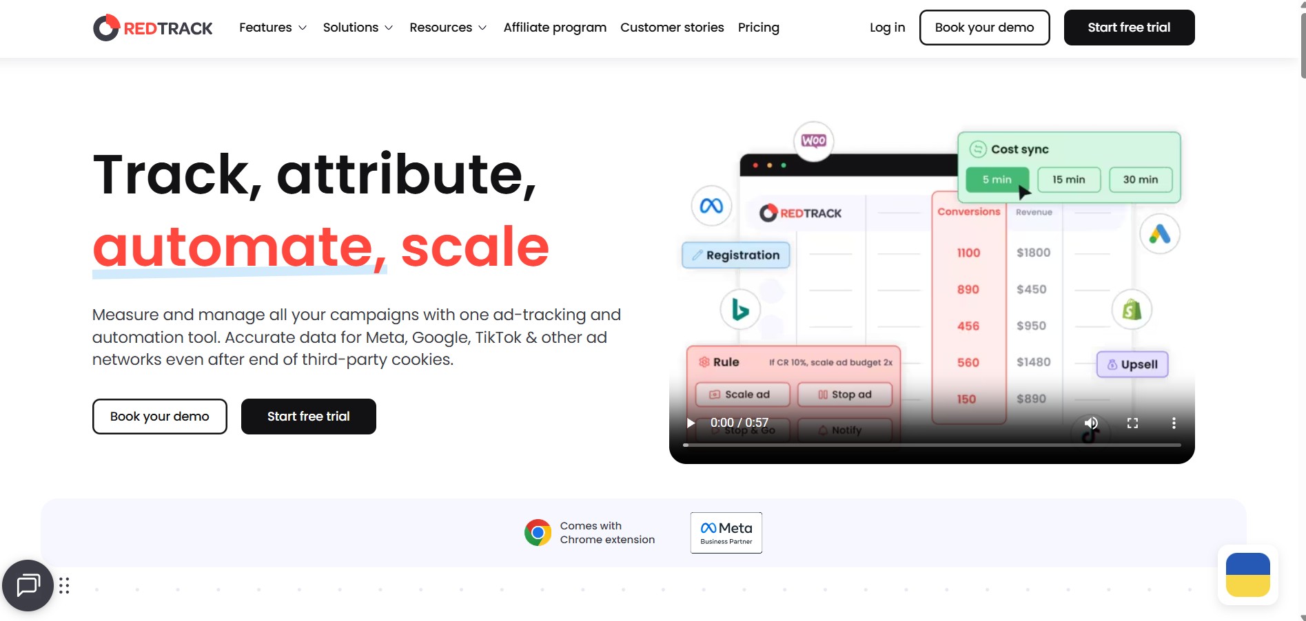 Programme d'affiliation Redtrack