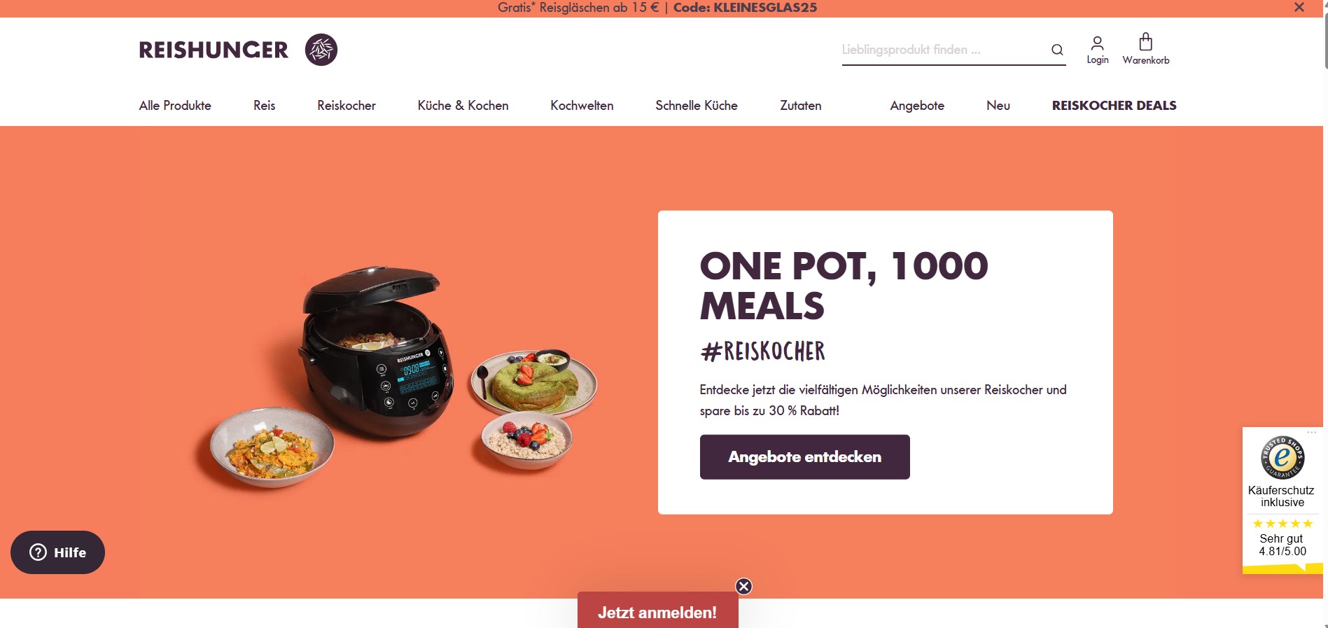 Programme d'affiliation Reishunger