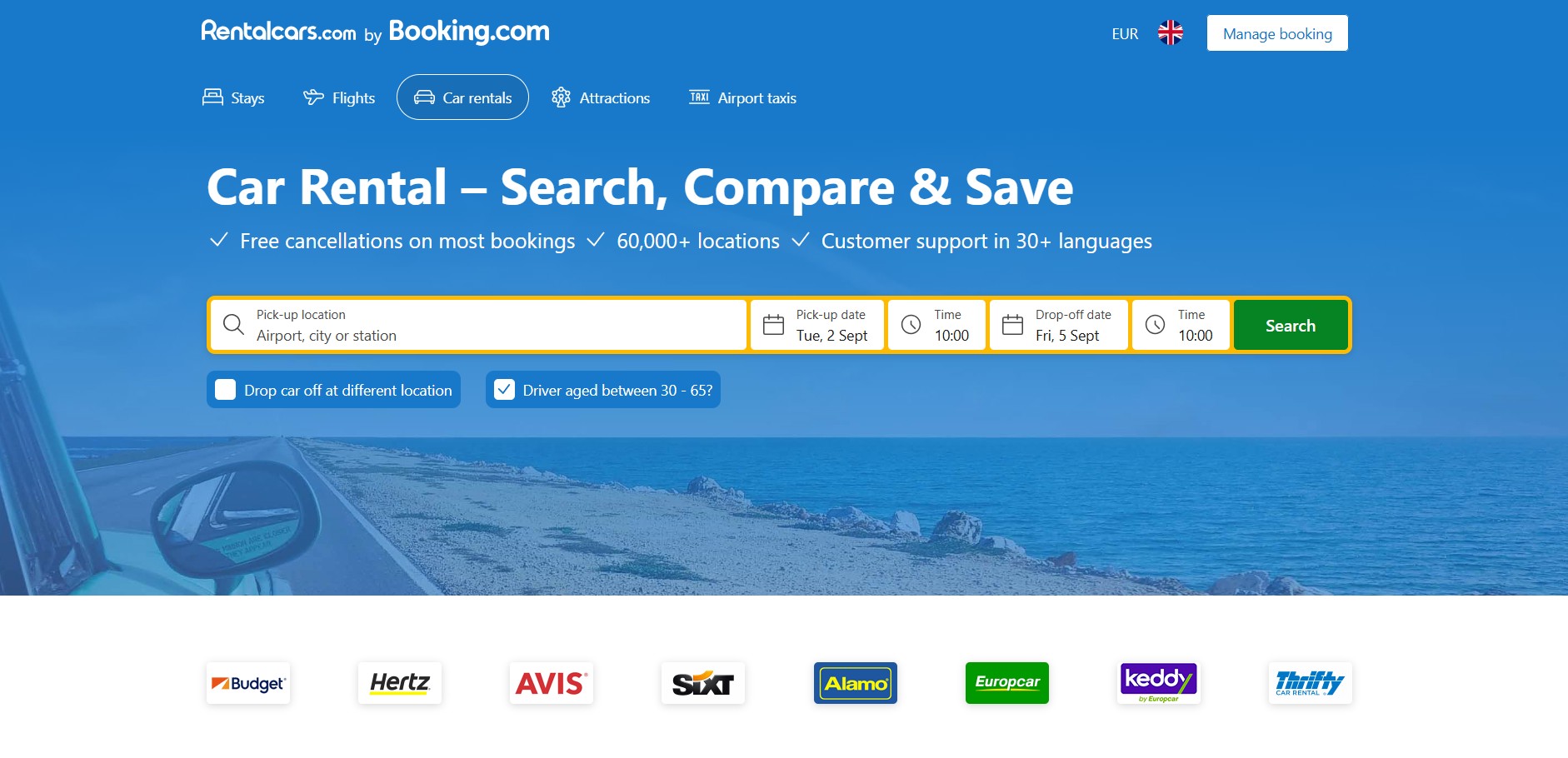 Programme d'affiliation RentalCars