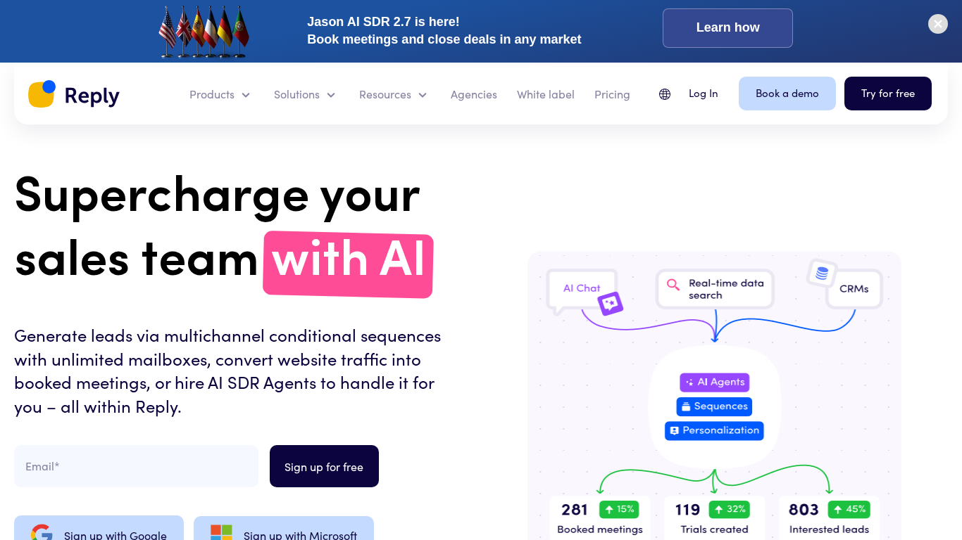 Programme d'affiliation Reply.io