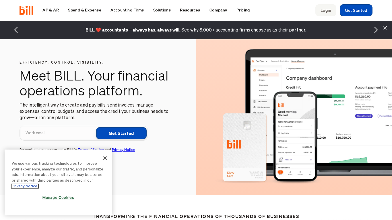 Programme d'affiliation Revenue Bill