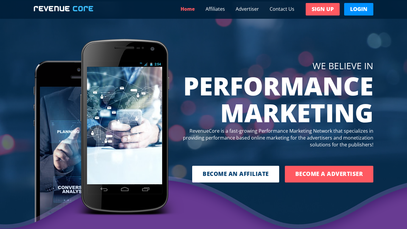 Programme d'affiliation Revenue Core