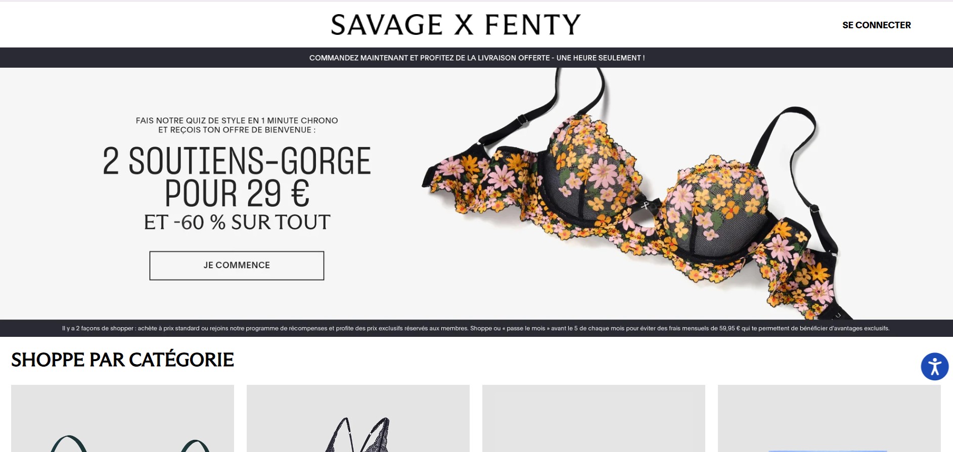 Programme d'affiliation Savage X Fenty