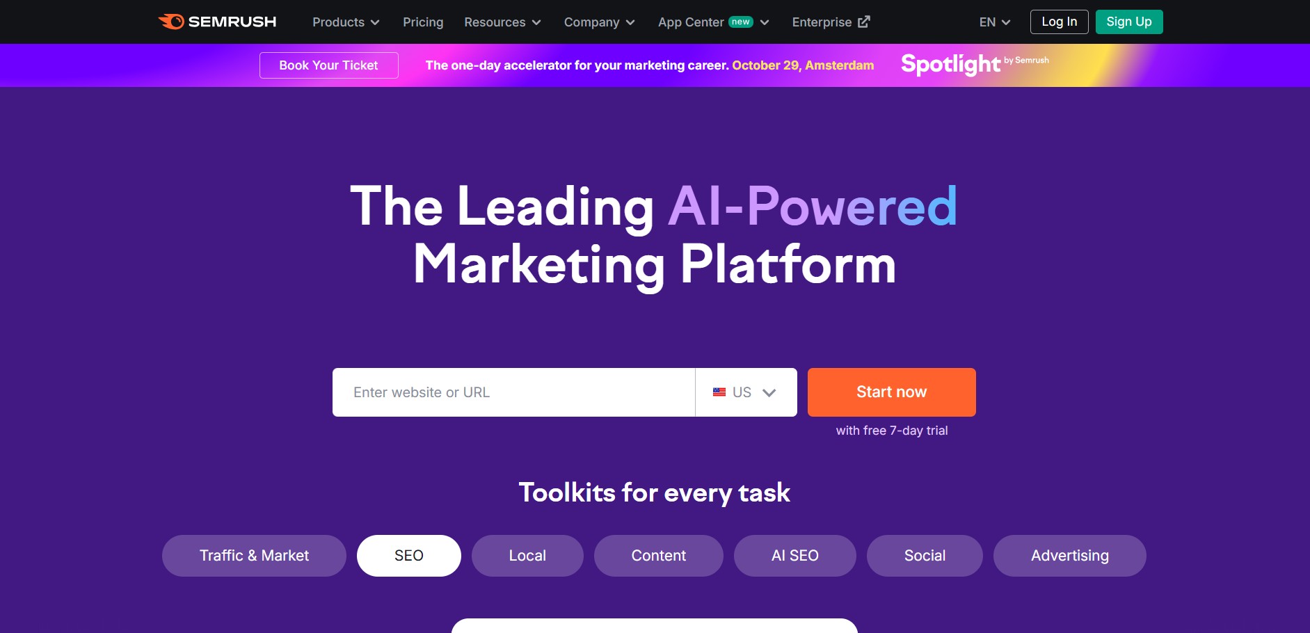 Programme d'affiliation Semrush