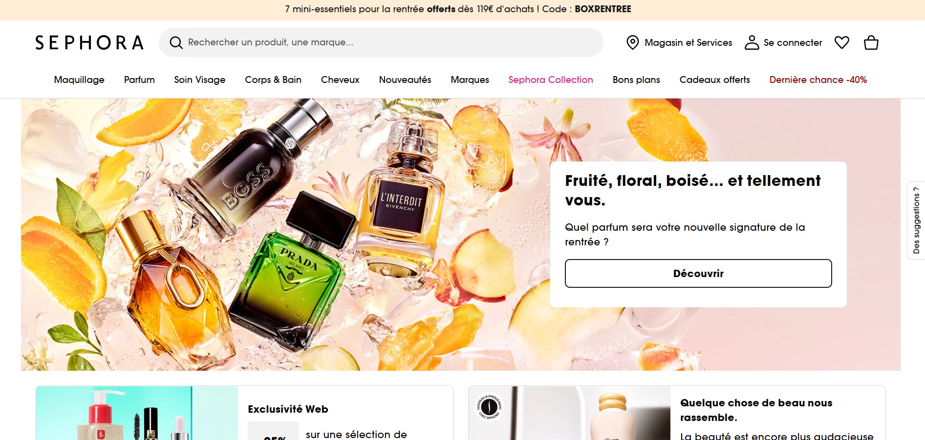 Programme d'affiliation Sephora