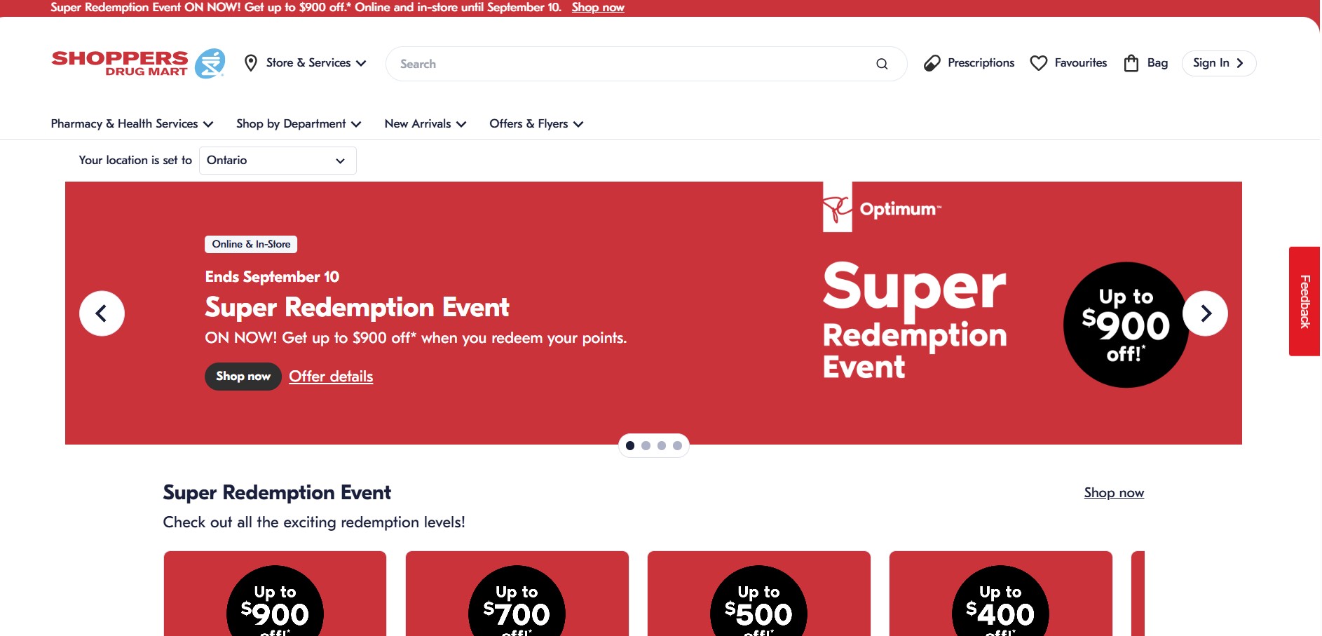 Programme d'affiliation Shoppers Drug Mart