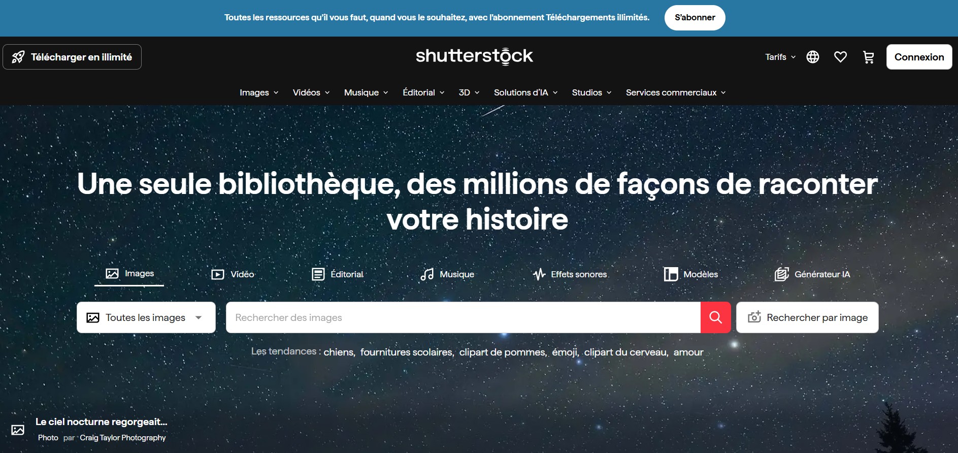Programme d'affiliation Shutterstock