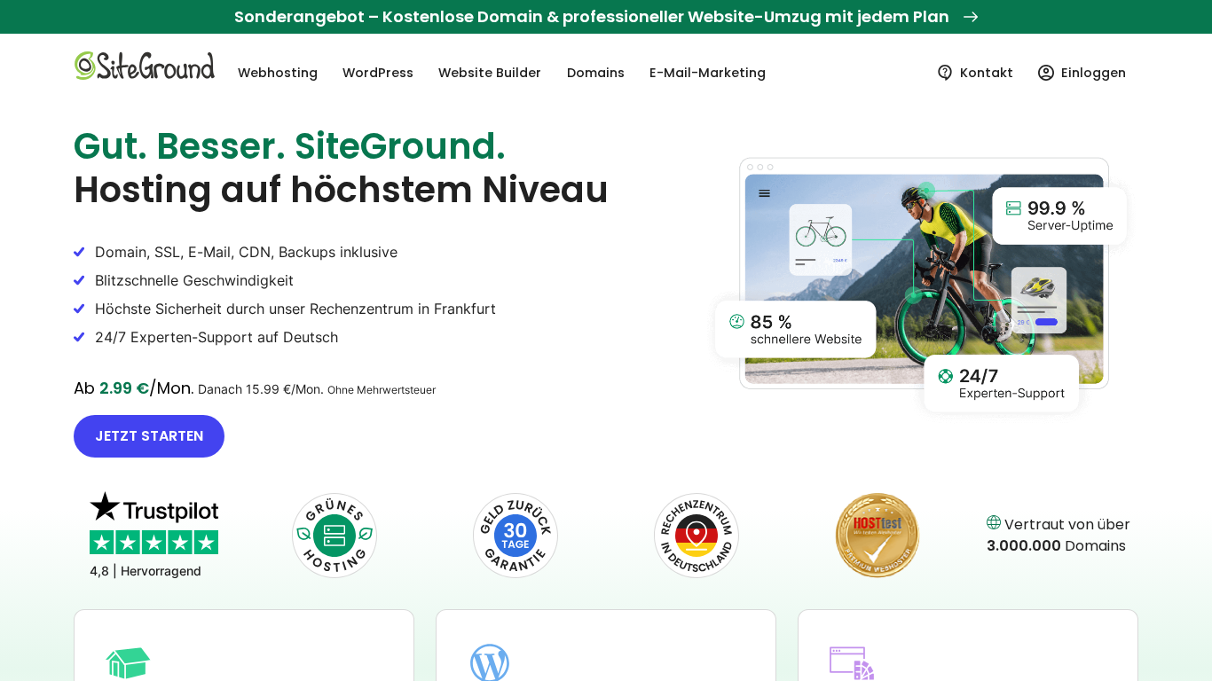 Programme d'affiliation SiteGround