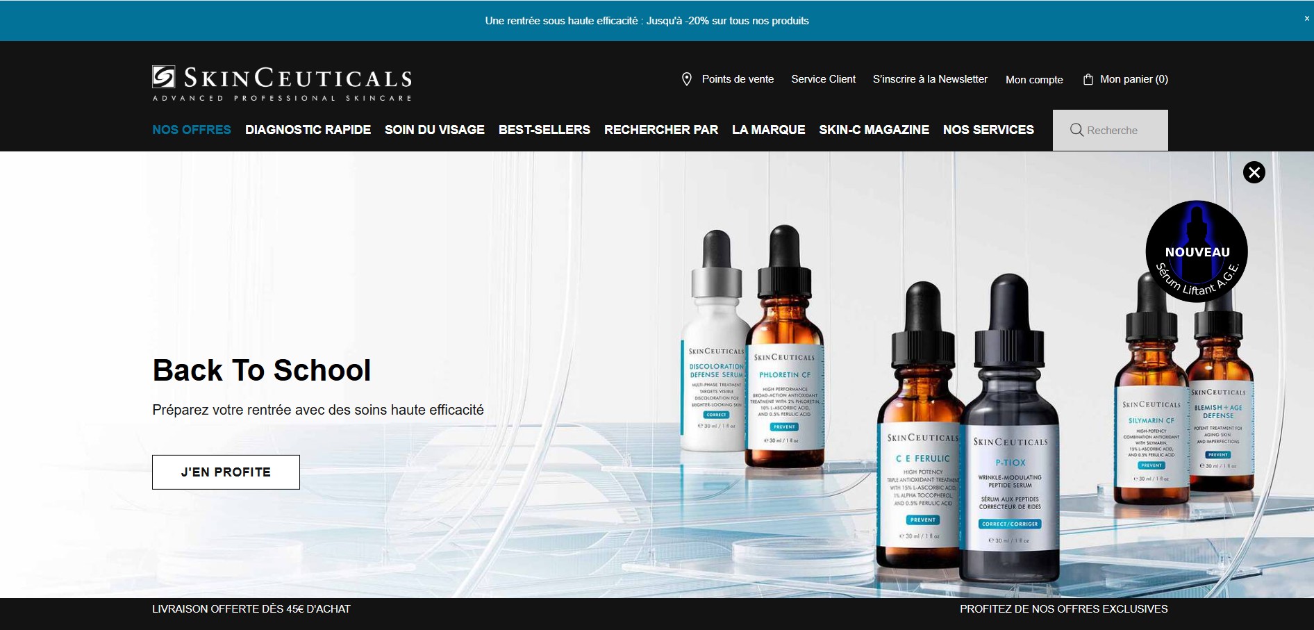 Programme d'affiliation SkinCeuticals