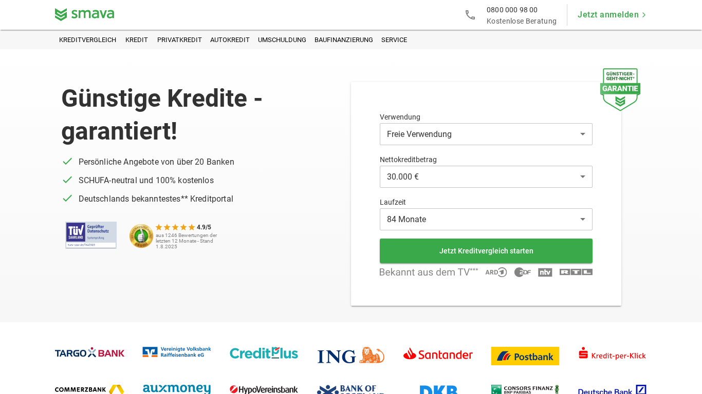 Programme d'affiliation Smava