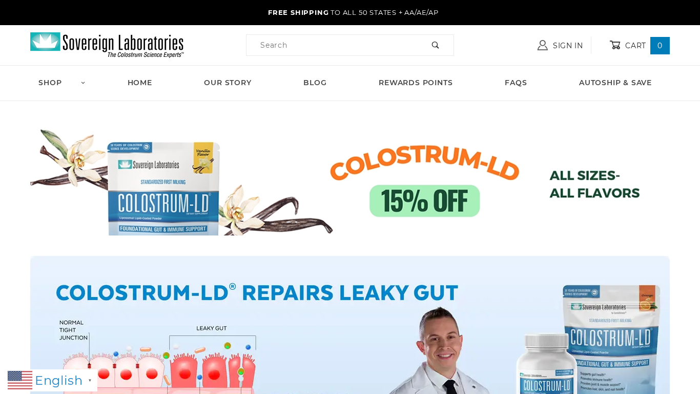 Programme d'affiliation Sovereign Laboratories