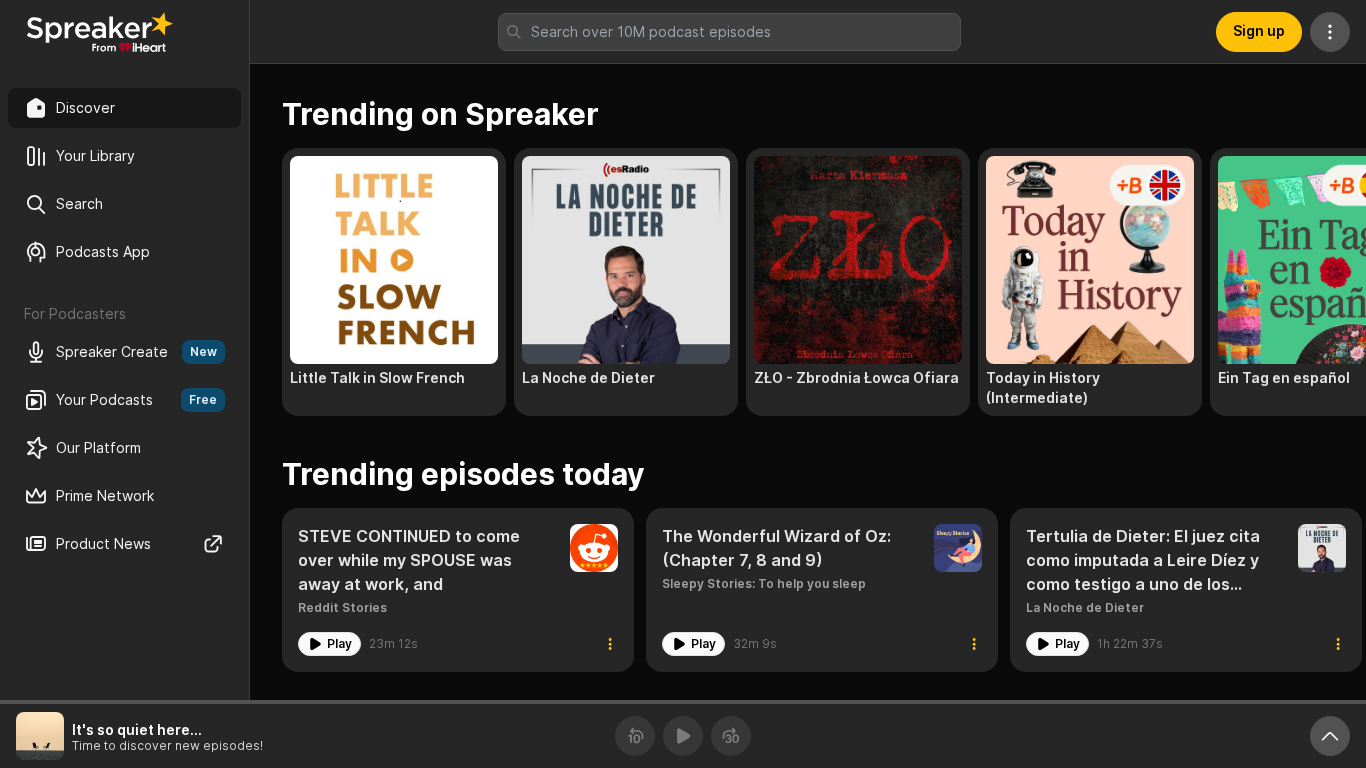 Programme d'affiliation Spreaker