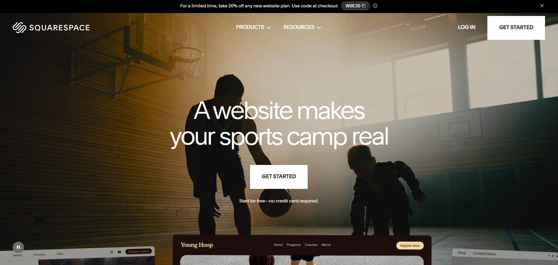 Programme d'affiliation Squarespace