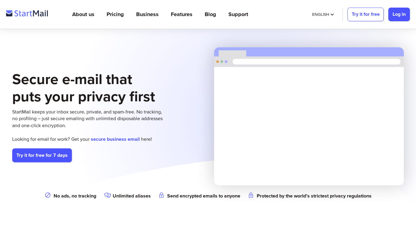 Programme d'affiliation StartMail