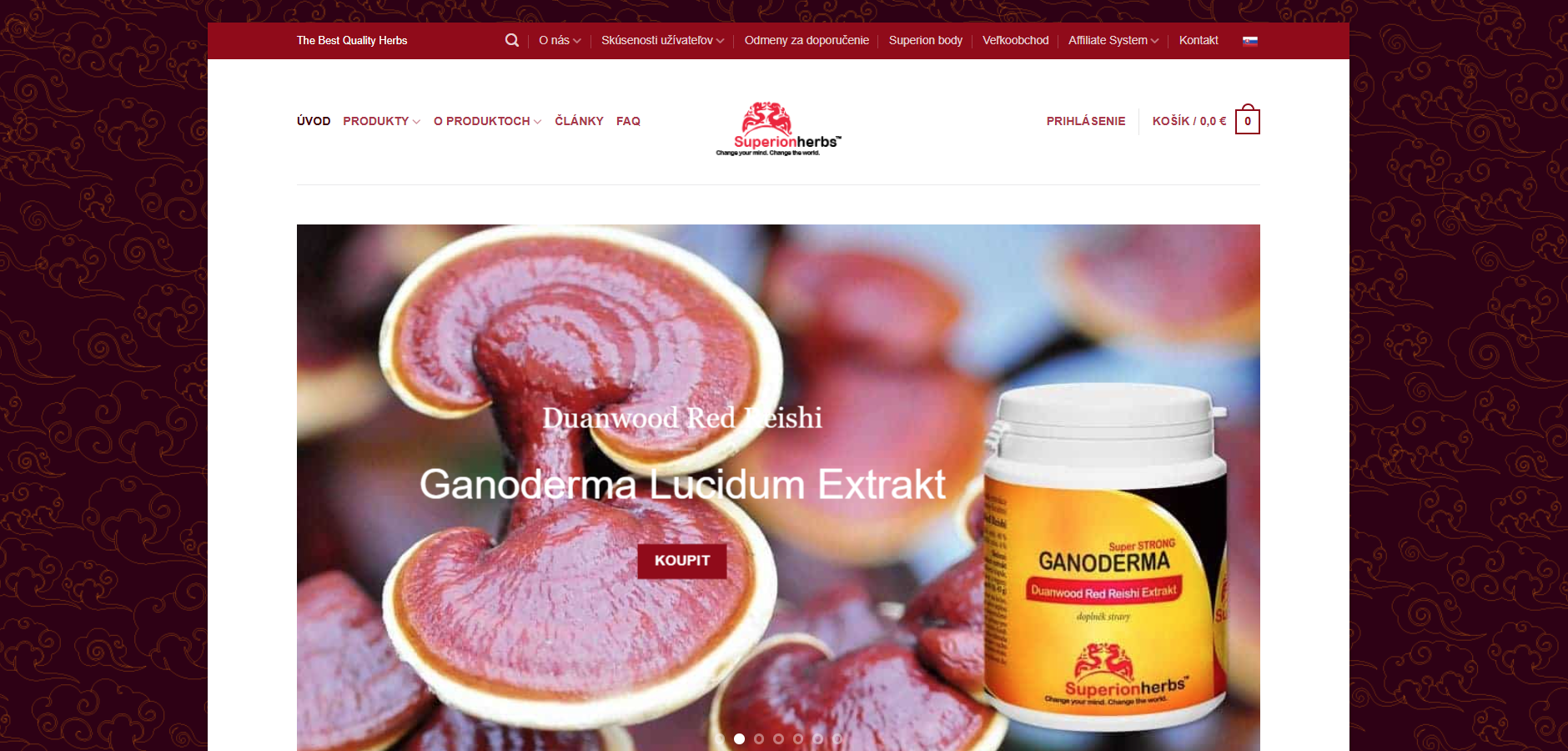 Programme d'affiliation Superionherbs