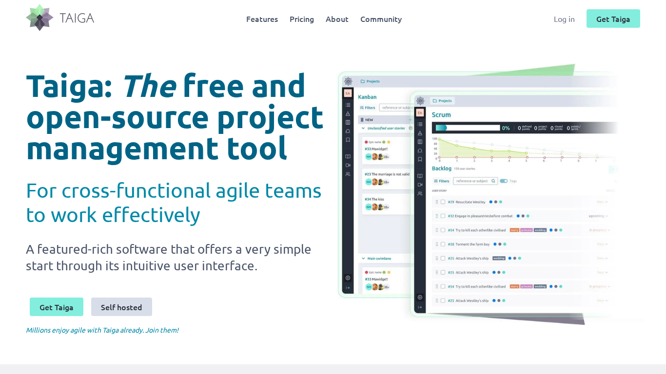 Programme d'affiliation Taiga