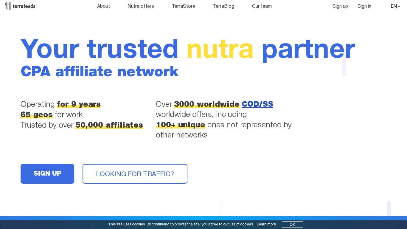 Programme d'affiliation TerraLeads