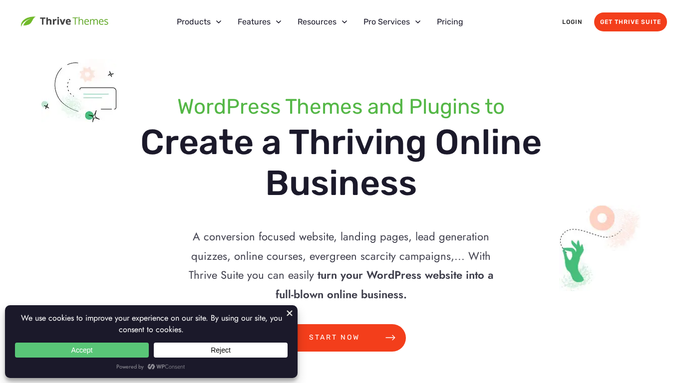 Programme d'affiliation Thrive Themes