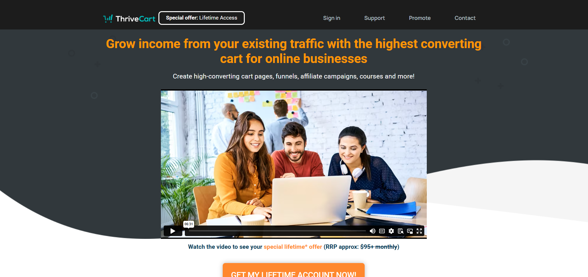 Programme d'affiliation ThriveCart