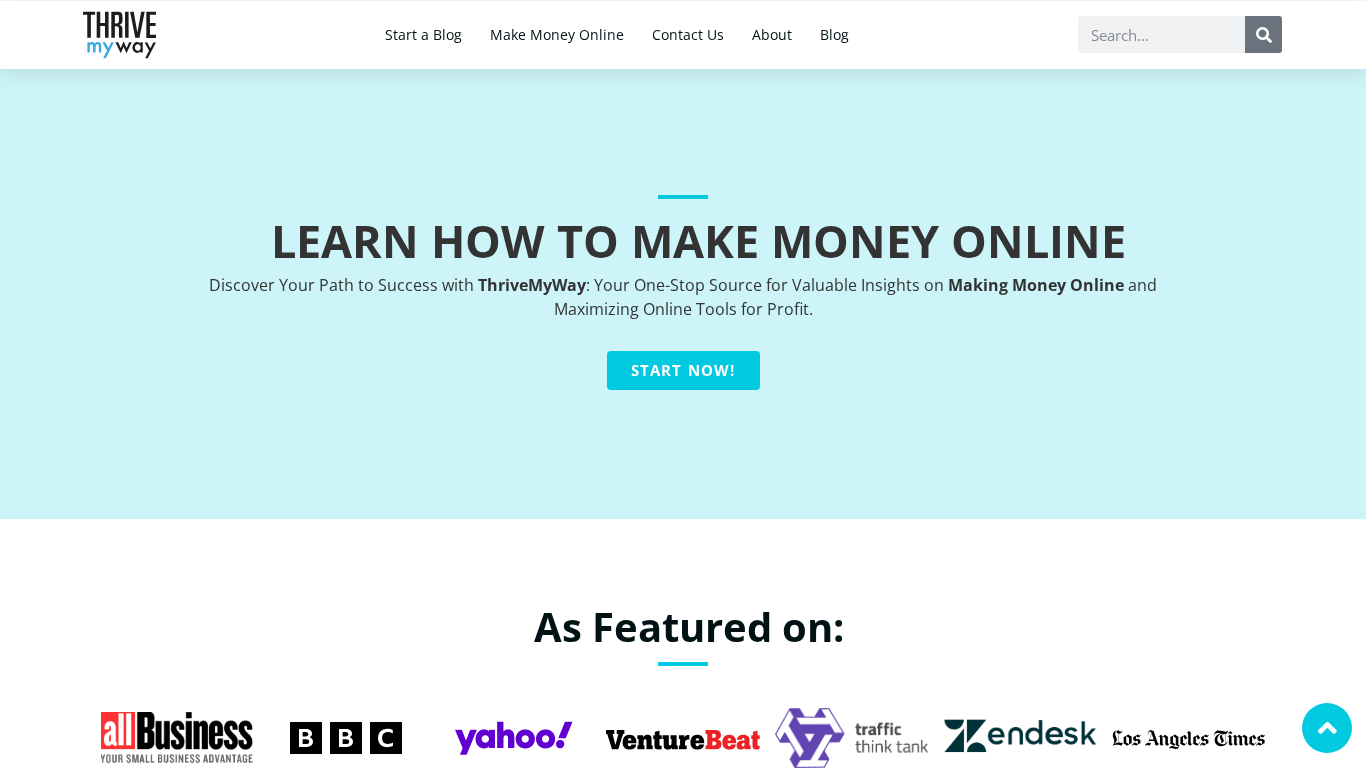 Programme d'affiliation ThriveMyWay