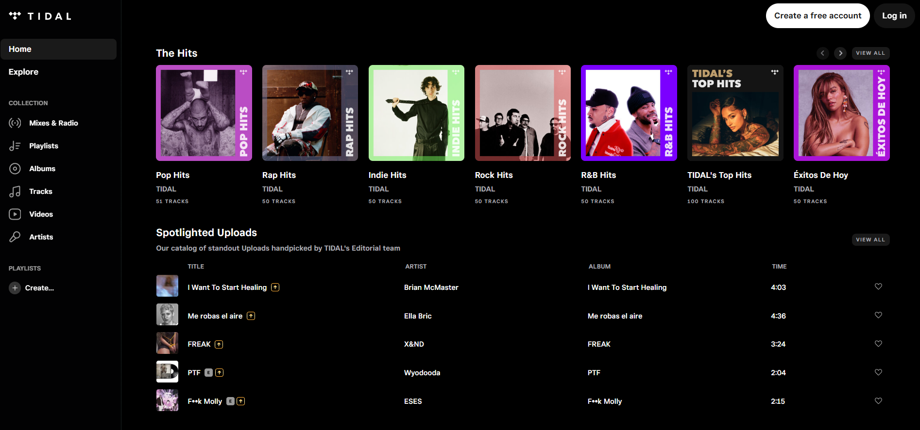 Programme d'affiliation Tidal