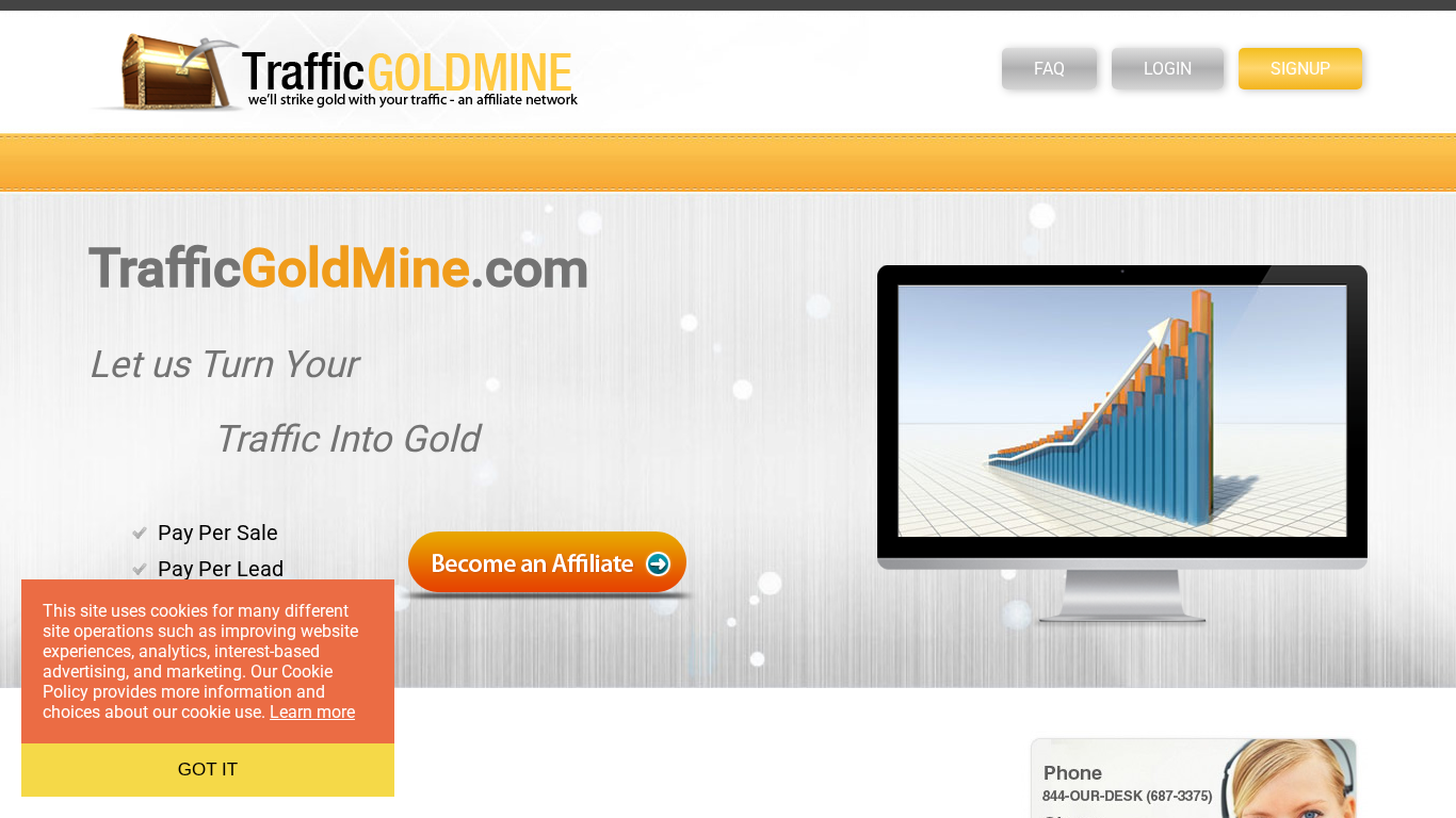 Programme d'affiliation TrafficGoldmine
