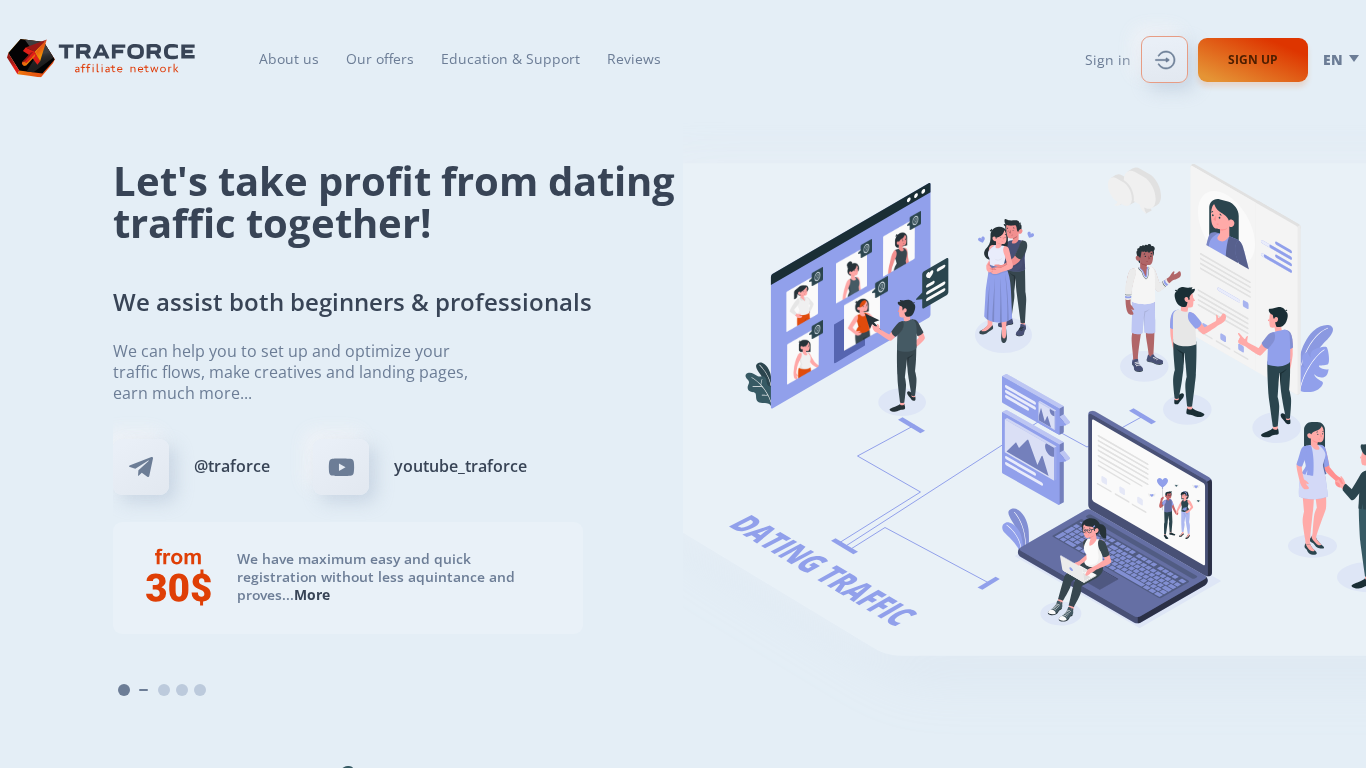 Programme d'affiliation Traforce