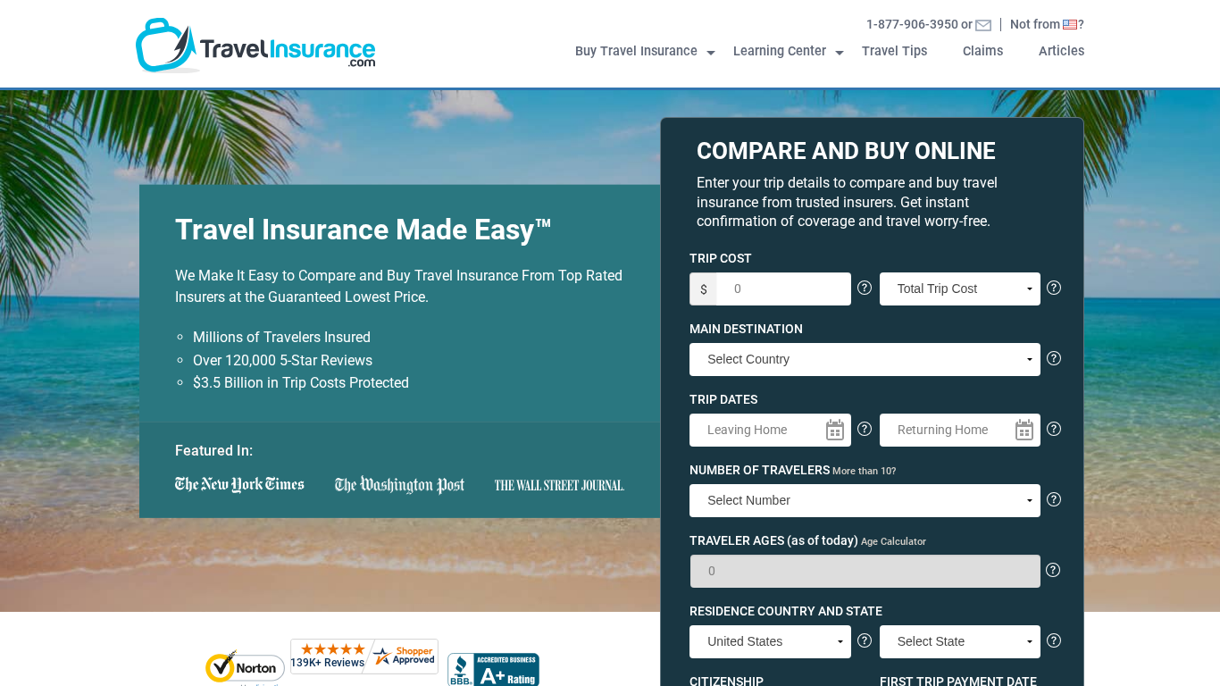 Programme d'affiliation Travelinsurance.com