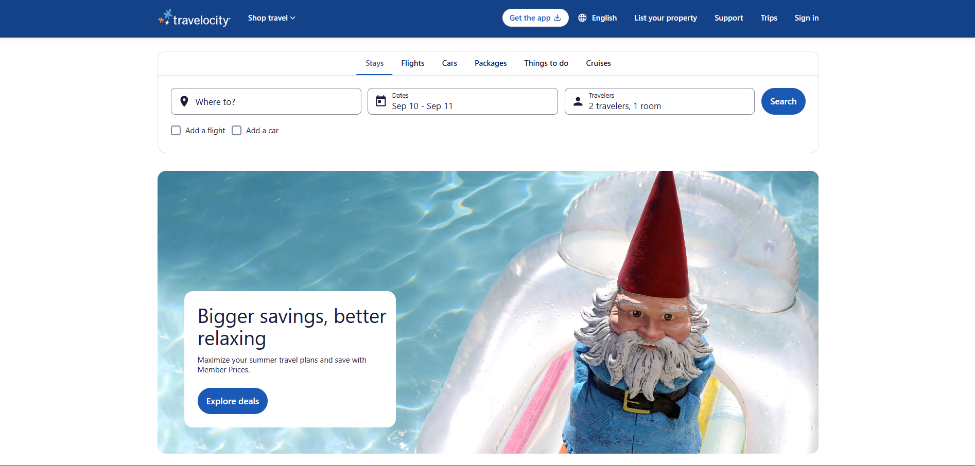 Programme d'affiliation Travelocity