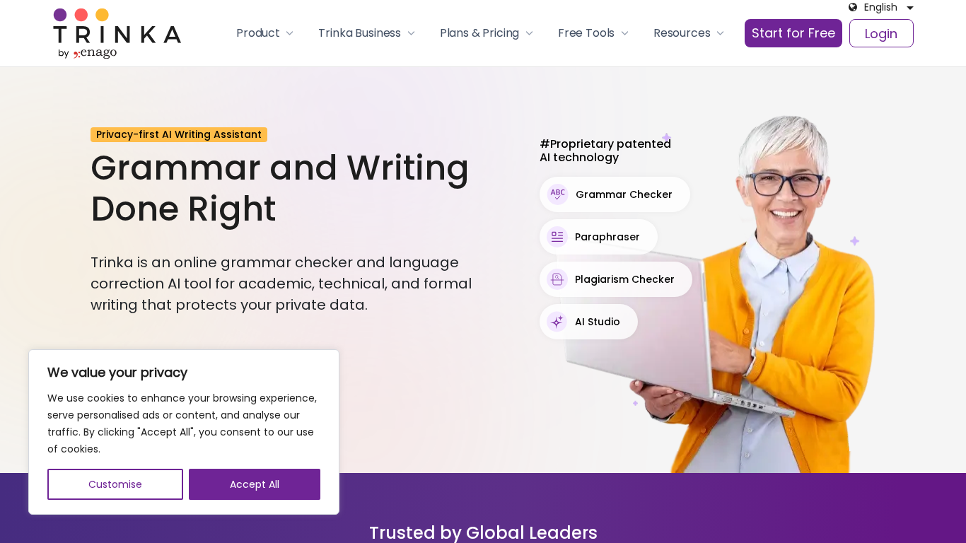 Programme d'affiliation Trinka AI