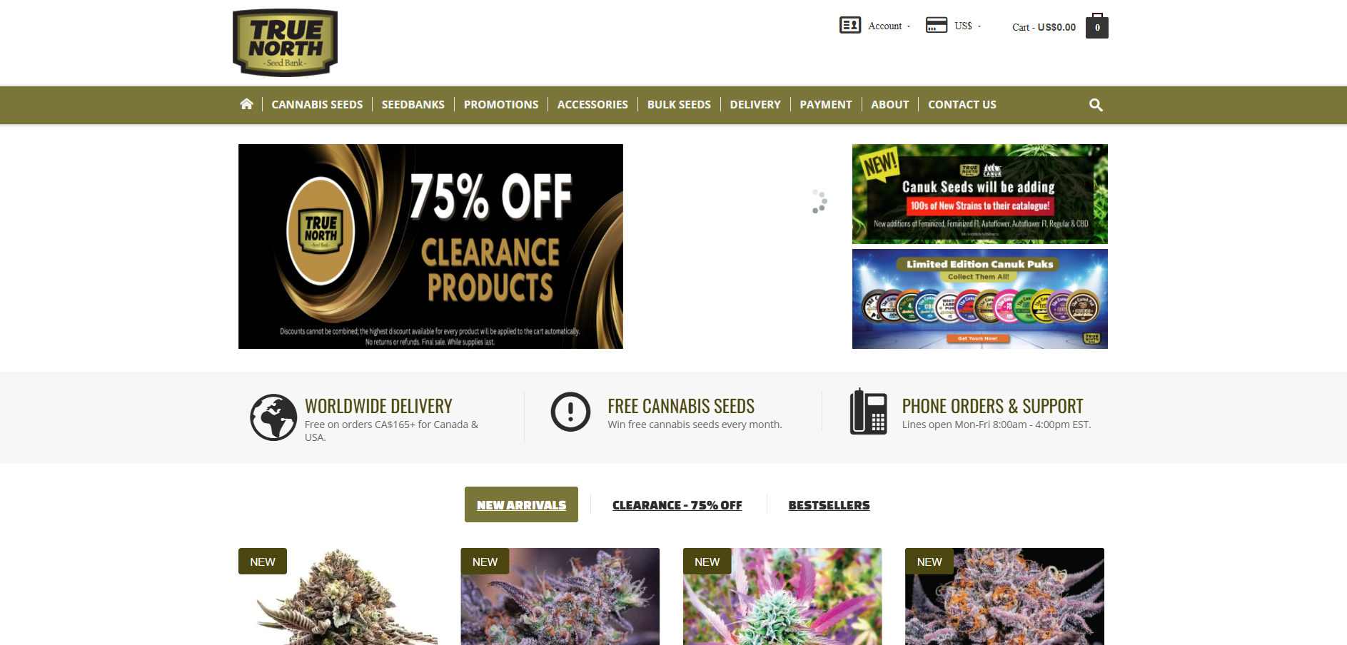 Programme d'affiliation True North Seed Bank