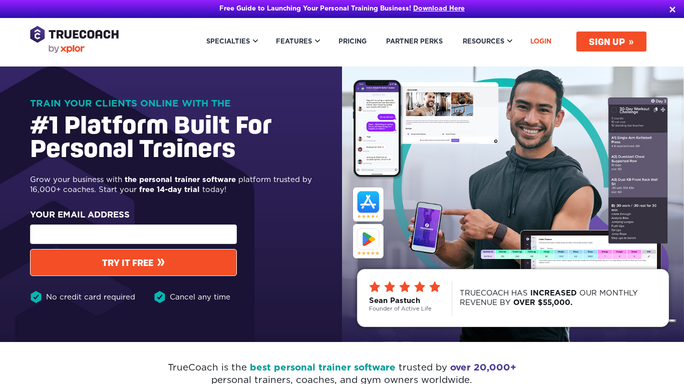 Programme d'affiliation TrueCoach