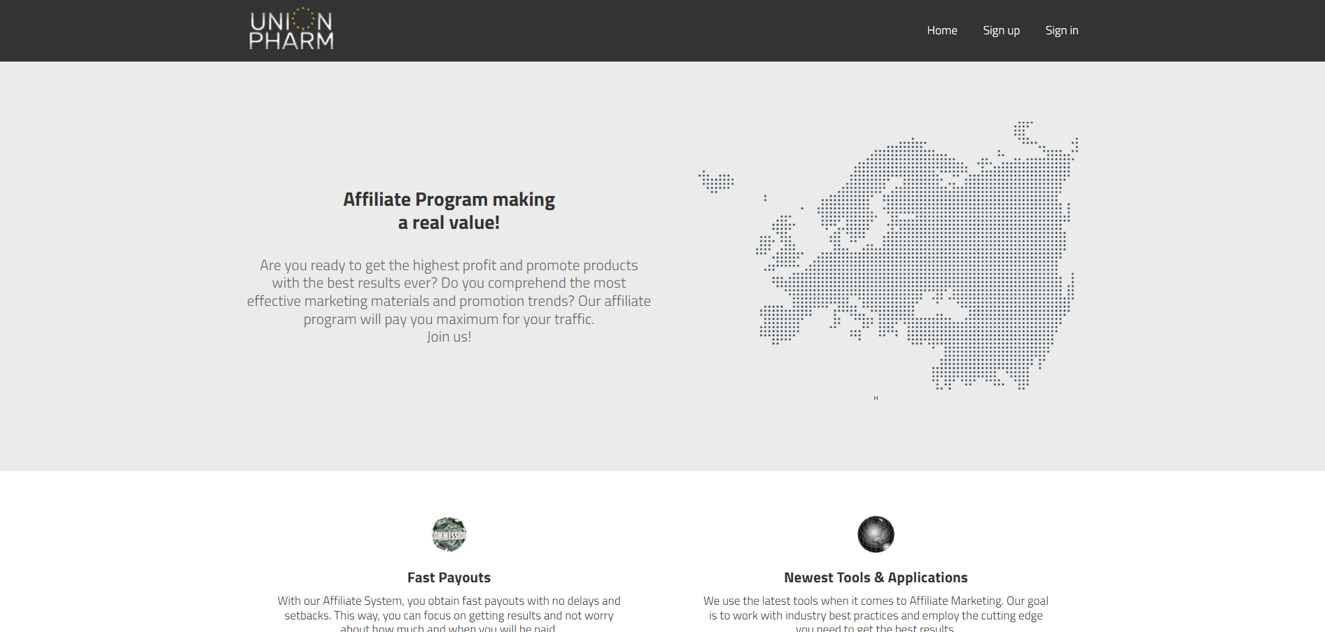 Programme d'affiliation Union Pharm