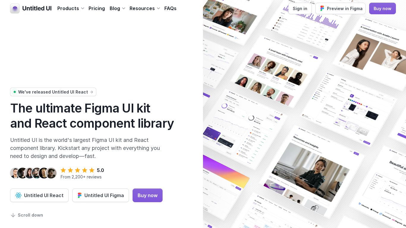 Programme d'affiliation Untitled UI
