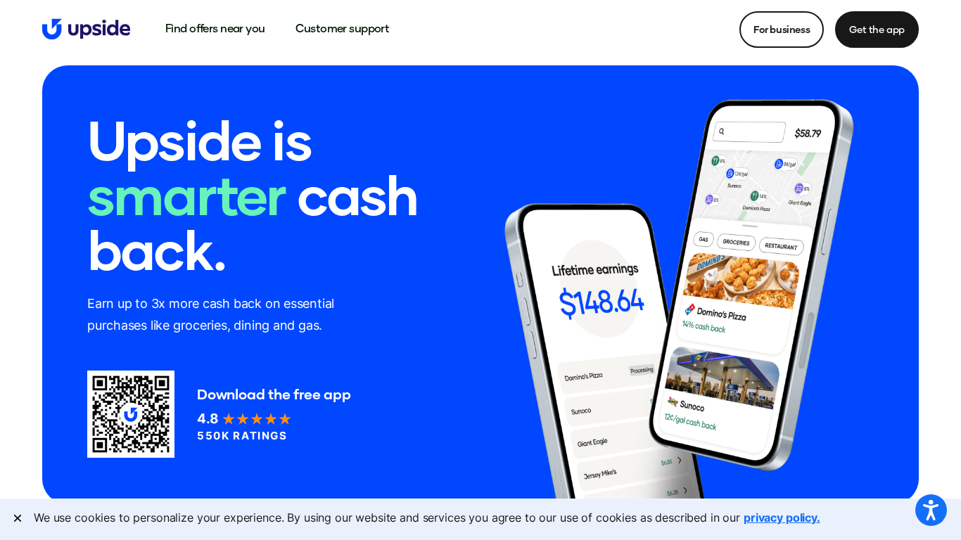 Programme d'affiliation Upside