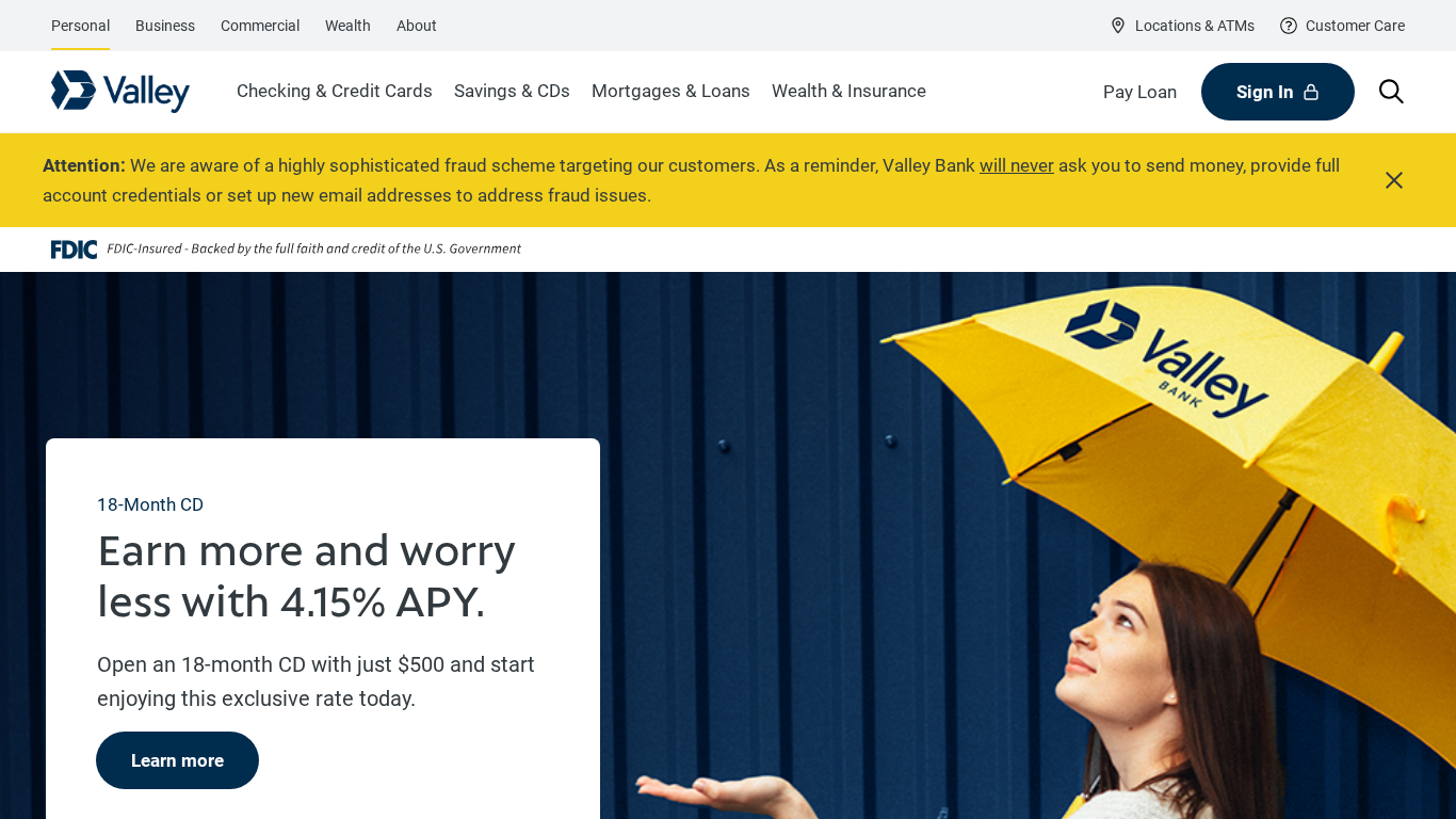 Programme d'affiliation Valley Bank