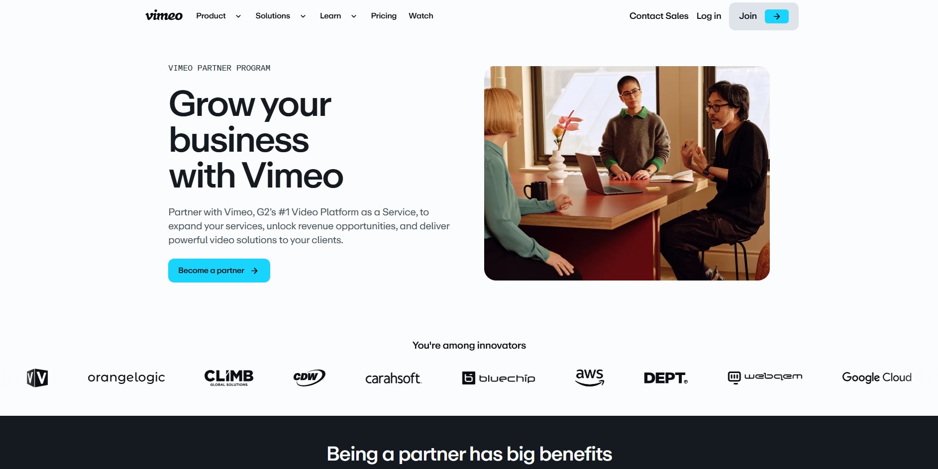 Programme d'affiliation Vimeo