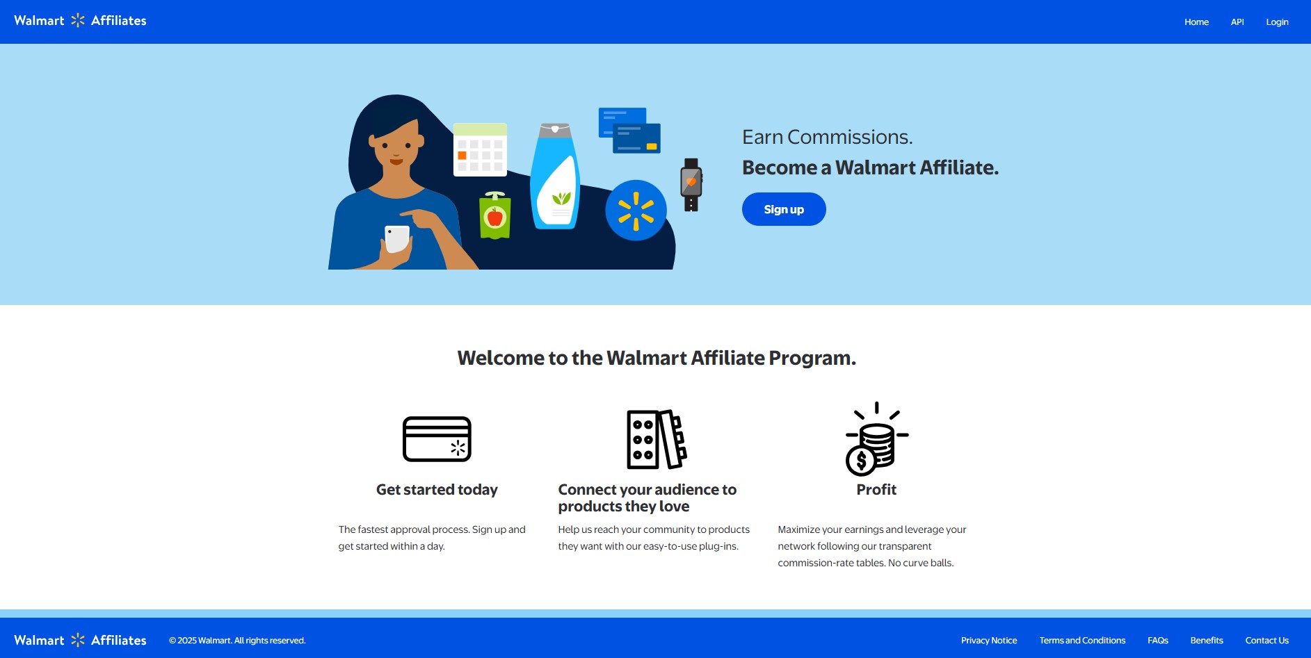 Programme d'affiliation Walmart