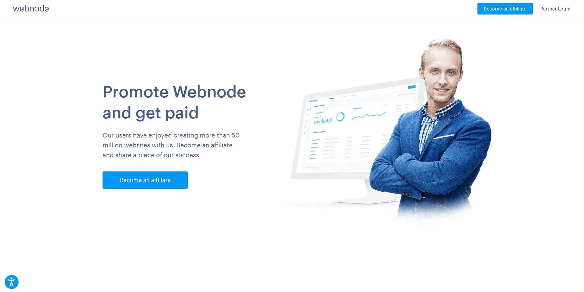 Programme d'affiliation Webnode
